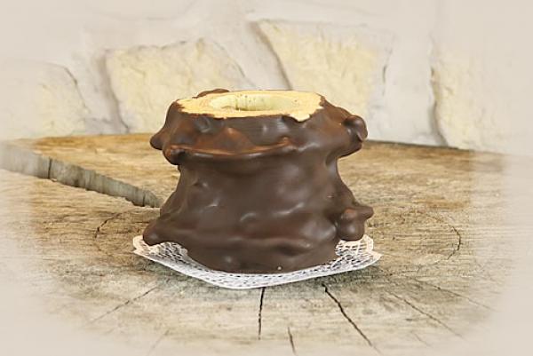 Baumkuchen mit Zartbitter-Schokolasur